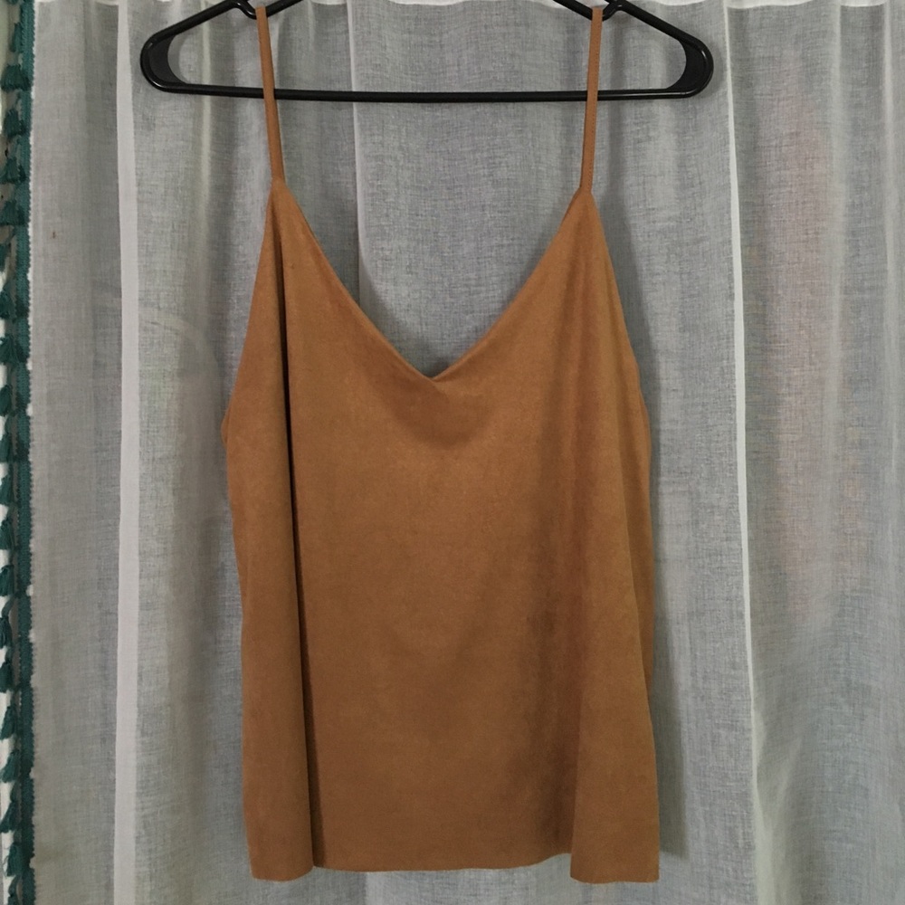 Suede Woman’s Cropped Tank S: M